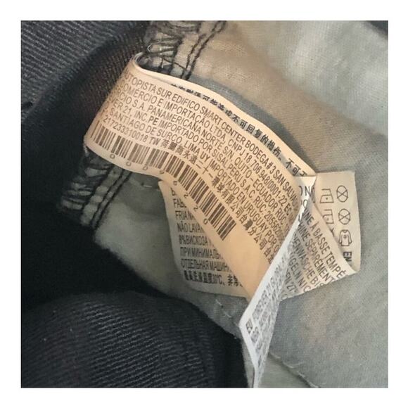 Forever 21 Black-to-Grey Denim Jeggings | Skinny Stretch Jeans | Size 26 - Picture 12 of 13